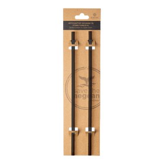 ESTIA ΑΝΤΑΛΛΑΚΤΙΚΑ ΚΑΛΑΜΑΚΙΑ STRAW TUMBLER XL 900ml MIDNIGHT BLACK 2 ΤΕΜ