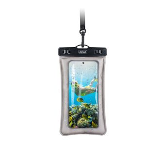 XO KT02 PVC Αδιάβροχη Φουσκωτή Θήκη Τηλεφώνου με Κλιπ