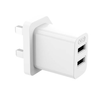 XO L109 (UK) Dual USB-A 2.4A Charger