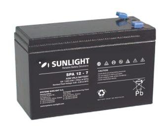 Sunlight Μολύβδου 12V 7A(4.8mm)(F1)