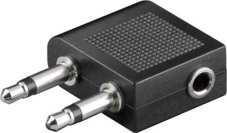 Διπλό Φις 3.5mm Μono Αρσ. σε Stereo Θηλ. 61004