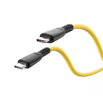 XO NB-Q246B PD Type-c σε Lightning 60W Καλώδιο Δεδομένων 1M Κίτρινο
