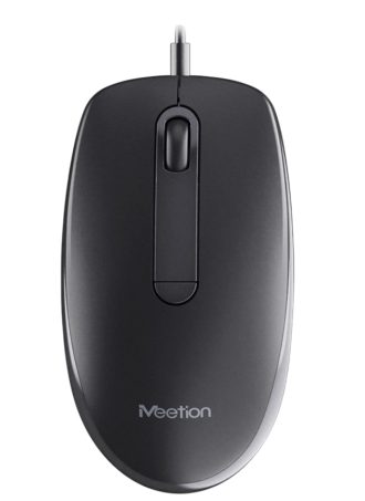 Meetion M100 USB Ενσύρματο Ποντίκι Μαύρο