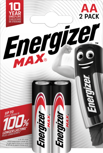 Energizer Max Plus Power Έξτρα Αλκαλικές Μπαταρίες E91 LR6/2BP
