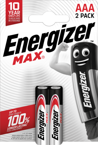 Energizer Max Power Αλκαλικές Μπαταρίες E92 LR3/2BP