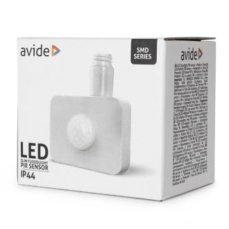 Αισθητήρας PIR προβολέα LED Avide Λευκό
