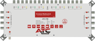 ATC Πολυδιακόπτης ATC-1708 (4 Sat + 1 Ter / 8 Εξόδοι)