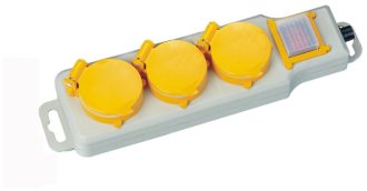 Entac Πολύπριζο 3 Θέσεων με Διακόπτη IP44 3G1.5 1.5m