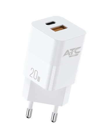 ATC-CHF5a Mini PD Fast Charger 20W Λευκό