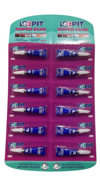 LEEPIT Super Glue Υγρή Κόλλα Universal 2g