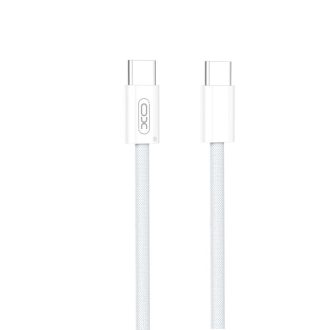 XO NB-Q260A Καλώδιο Φόρτισης & Μεταφοράς Δεδομένων Type-C σε Type-C 27W Πλεκτό 1m