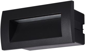 Avide Εξωτερικό Φώς Σκάλας Χωνευτό Lagos LED 3W Λευκό 4000K IP54 14cm