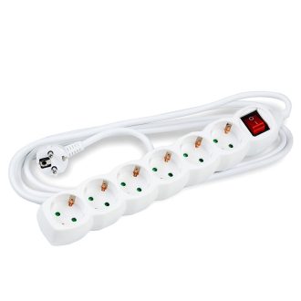 Technik Πολύπριζο 6 θέσεων 3x1,5mm 5m με Διακόπτη