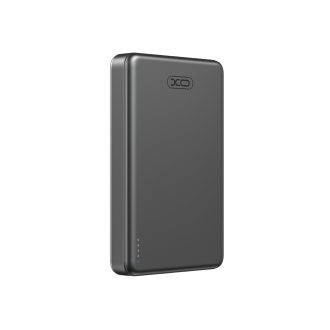 XO PR296 Powerbank Ταχείας Φόρτισης Μεταλικό με Μαγνήτη 10.000mAh Γκρι