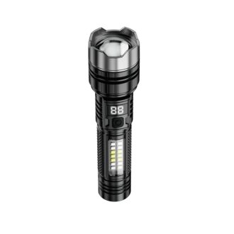 XO YH20 Tactical Φακός με Λειτουργία Εστίασης Zoom 1200mAh