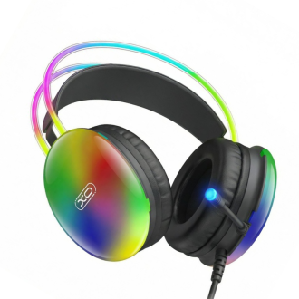 XO GE11 Gaming Ακουστικά με RGB Φωτισμό & Μικρόφωνο Μαύρα