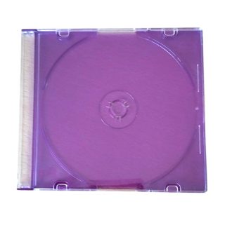 Πλαστική Θήκη CD Διάφανη Μωβ