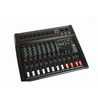 Audio Club Μικροφωνική Κονσόλα Μεικτής 8 Καναλιών USB-BT MX8000