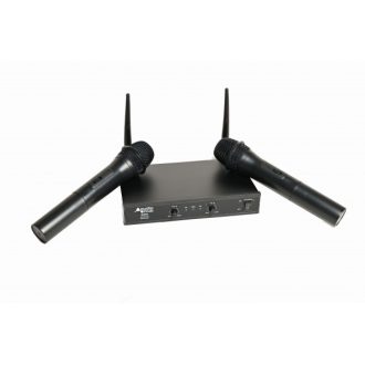 Audio Club Διπλό Ασύρματο Σύστημα Μικροφώνων UHF WM20