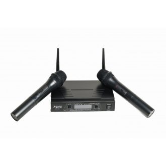 Audio Club Διπλό Ασύρματο Μικρόφωνο UHF WM20D