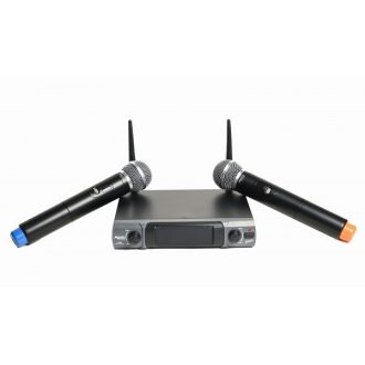 Audio Club Διπλό Ασύρματο Σύστημα Μικροφώνων Χειρός X102