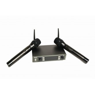 Audio Club Επαγγελματικό Διπλό Μικρόφωνο Χειρός UHF X302